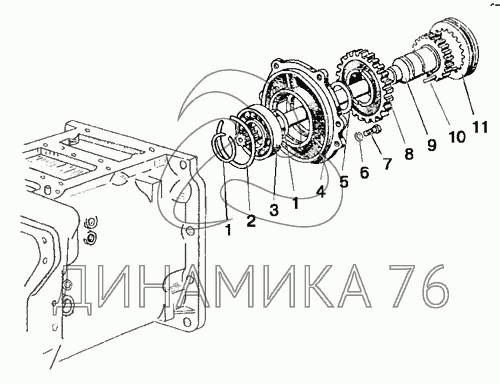 Схема муфты сцепления мтз 80